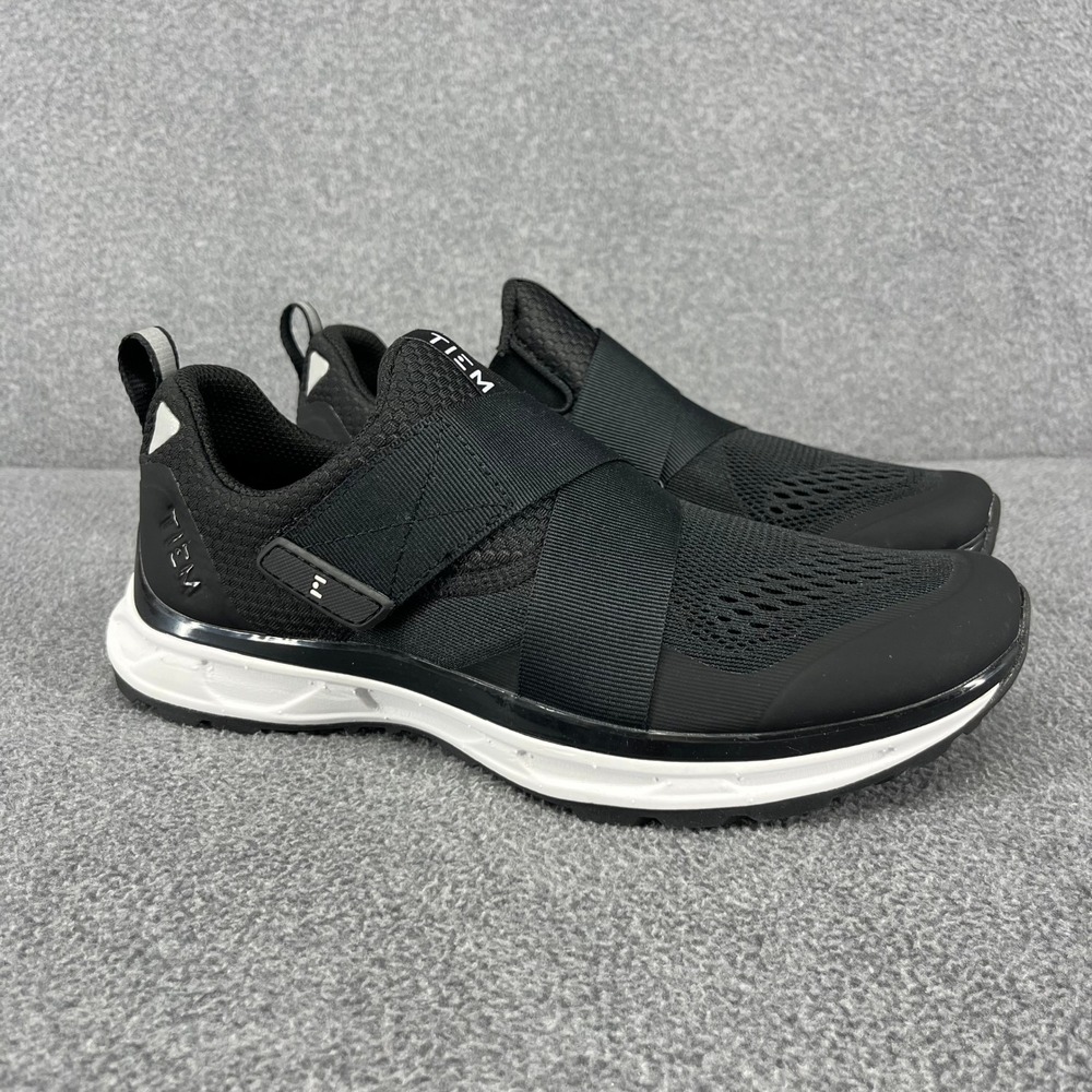 TIEM Slipstream Cycling Shoes Women 8.5 Black SPD Cleats Included Indoor Spin